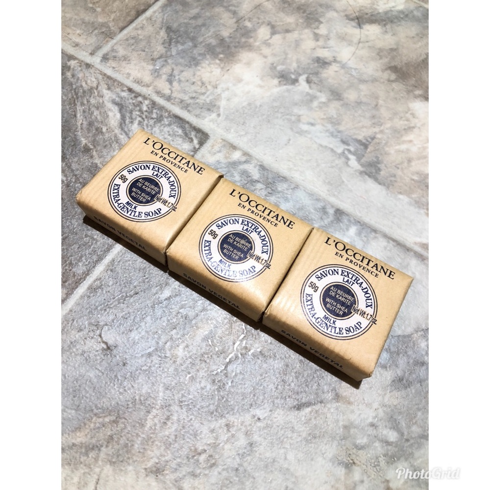 3pk of L’occitane Shea butter soap